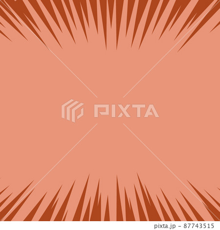 茶色の集中線の背景ベクター素材 87743515