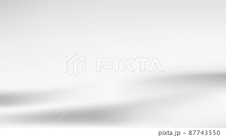 白い布のドレープ、波のような生地のしわ、背景画像 白い布のドレープ、波のような生地のしわ、背景画像 87743550