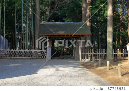 水戸偕楽園の門／茨城県水戸市 87743921