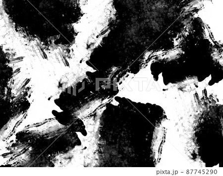 モノトーンの荒い塗りの背景・白・黒 モノトーンの荒い塗りの背景・白・黒 87745290