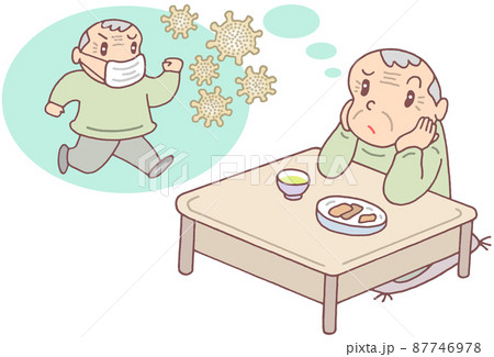 コロナフレイル・高齢者の感染不安 コロナフレイル・高齢者の感染不安 87746978