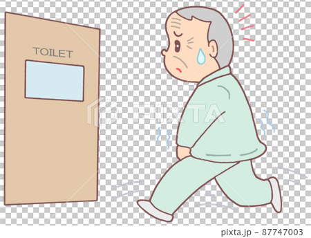 Urinary urgency and overactive bladder due to aging 87747003