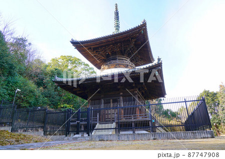 【瀬戸内三十三観音霊場】第十二番　安住院の多宝塔12　岡山県岡山市中区 87747908