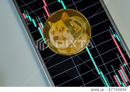 ドージコイン、アルトコイン、仮想通貨、暗号資産 87749894