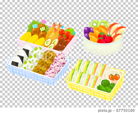 お弁当　遠足、ピクニックなど 87750180