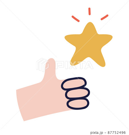 Raiting. Hand Drawn Doodle Icon. Raiting. Hand Drawn Doodle Icon. 87752496