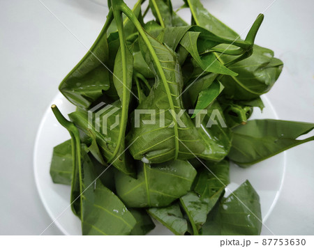 MELAKA, MALAYSIA -MARCH 4, 2022: Tapai is a traditional food of the Malay community. Made from glutinous rice that is fermented and marinated over a period of time. Taste good. 87753630