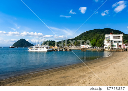 静岡県沼津市 内浦湾 三津海水浴場 静岡県沼津市 内浦湾 三津海水浴場 87753827