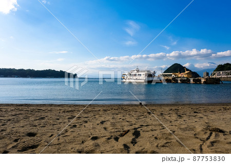 静岡県沼津市 内浦湾 三津海水浴場 静岡県沼津市 内浦湾 三津海水浴場 87753830