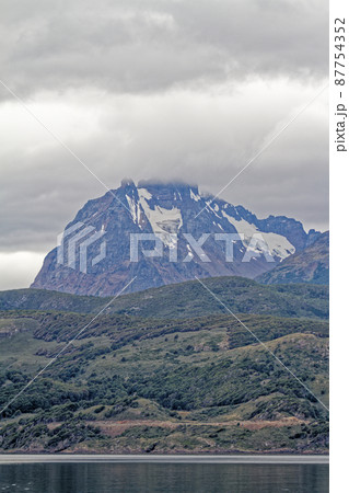 Mount Martial from Beagle Channel - Tierra del Fuego - Argentina Mount Martial from Beagle Channel - Tierra del Fuego - Argentina 87754352