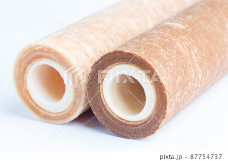 two used rusty and dirt clogged mechanical polypropylene water filter PP 5 type 10SL on white background two used rusty and dirt clogged mechanical polypropylene water filter PP 5 type 10SL on white background 87754737