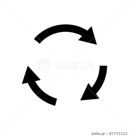 循環矢印 循環矢印 87755222