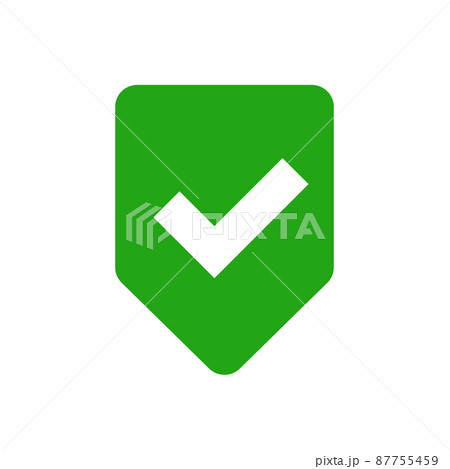 チェックマークのラベル チェックマークのラベル 87755459