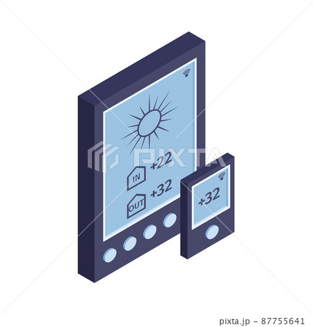 Smart Temperature Remote Composition 87755641