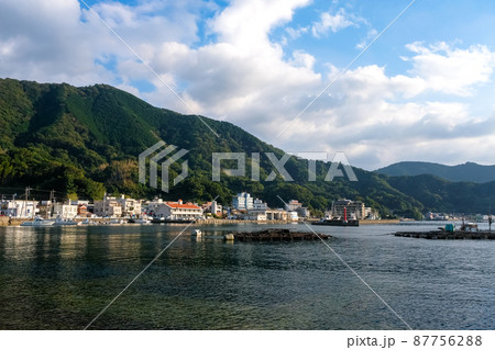 静岡県沼津市 内浦の漁港 静岡県沼津市 内浦の漁港 87756288