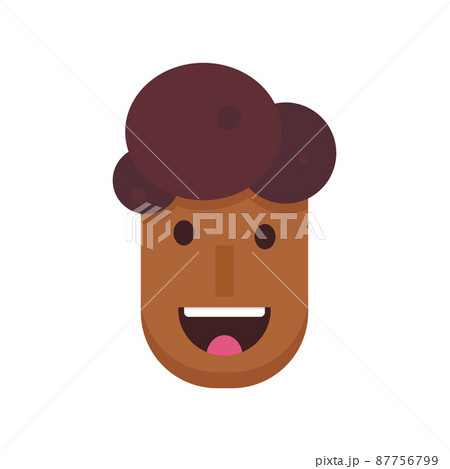 Isolated happy boy avatar cartoon Vector 87756799