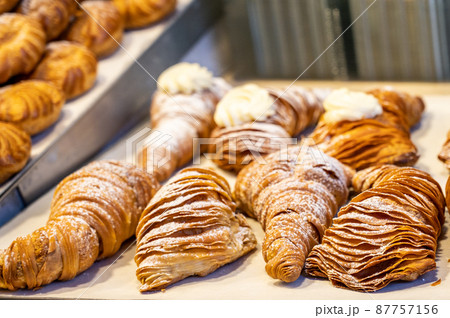 Oriental Arabic Turkish Sweets and dessert at the market. 87757156