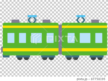 Train, Yamanote Line, Vehicle, Commuter Train, Commuter, Toy, Model, Miniature, Cute, Icon, Transportation, Railroad, Train, Yamanote Line, Vehicle, Commuter Train, Commuter, Toy, Model, Miniature, Cute, Icon, Transportation, Railroad, 87758195