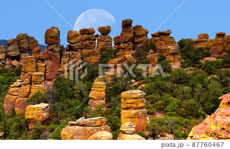 Chiricahua national monument moon 87760467