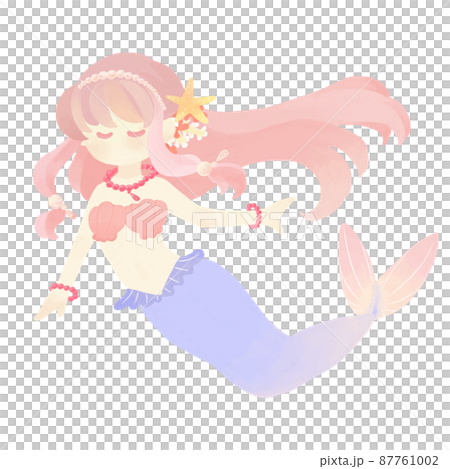 メルヘンな人魚姫のイラスト 2 メルヘンな人魚姫のイラスト 2 87761002