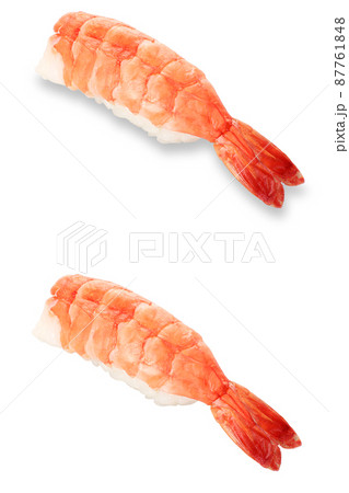 寿司　蒸しエビ　影アリ　影ナシ 87761848