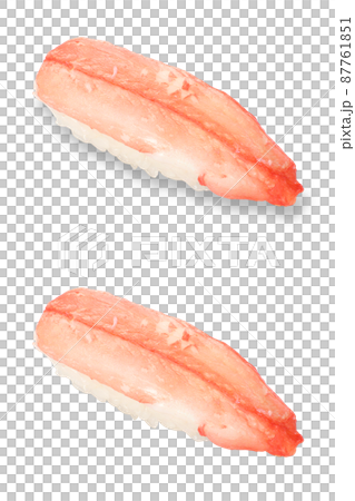 寿司　ズワイガニ　影アリ　影ナシ 87761851