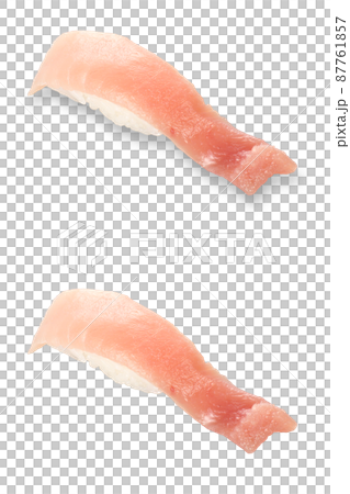寿司　ビンチョウマグロ　影アリ　影ナシ 87761857