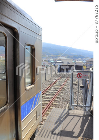 奈半利駅の終着点と9640形気動車 87762225