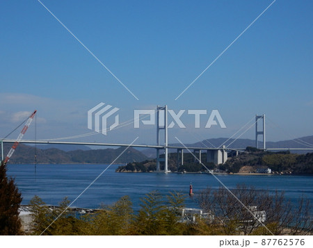 瀬戸内海 来島大橋 瀬戸内海 来島大橋 87762576