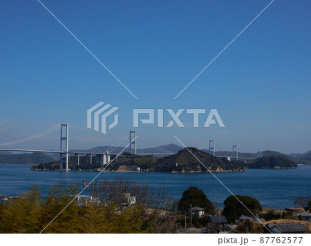 瀬戸内海 来島大橋 瀬戸内海 来島大橋 87762577