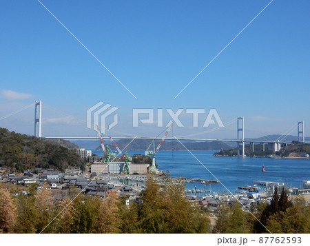 瀬戸内海 来島大橋 瀬戸内海 来島大橋 87762593