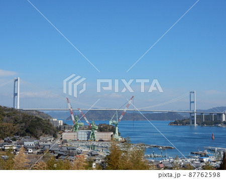瀬戸内海 来島大橋 瀬戸内海 来島大橋 87762598