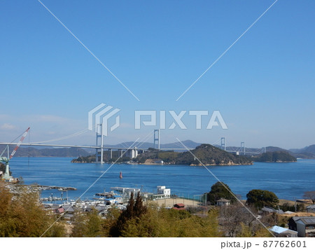 瀬戸内海 来島大橋 瀬戸内海 来島大橋 87762601