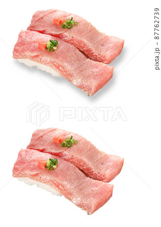 寿司 炙り中トロ 影アリ 影ナシ 寿司 炙り中トロ 影アリ 影ナシ 87762739