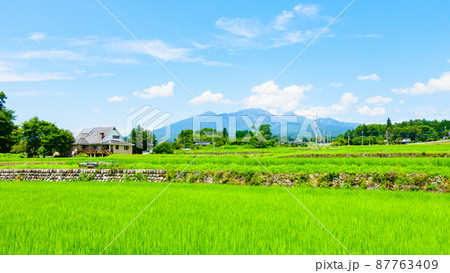 北杜市から望む八ヶ岳 87763409