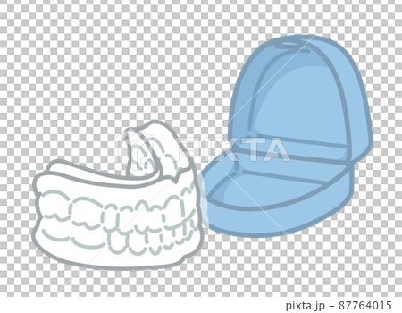 無呼吸症候群のマウスピース 87764015