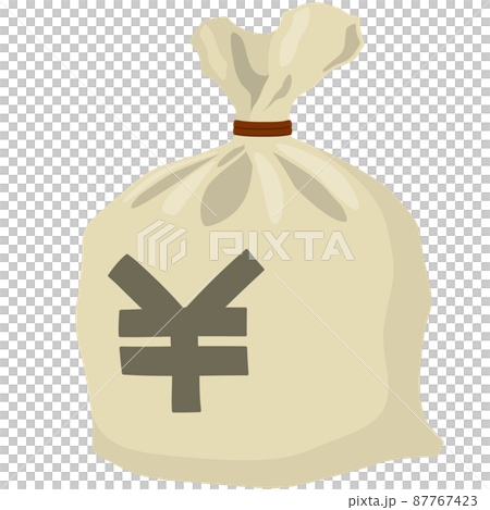 Hemp bag with Japanese yen Hemp bag with Japanese yen 87767423