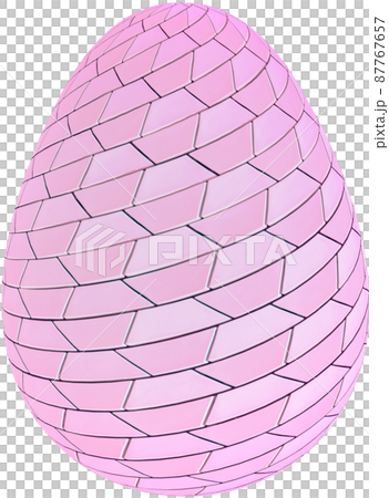 3D Easter Egg with beautiful pattern 3D Easter Egg with beautiful pattern 87767657
