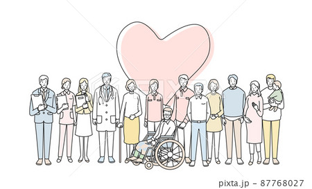 介護関係の人々 87768027