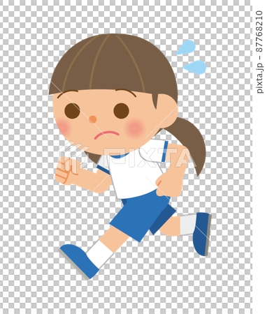 Children running in athletic clothing 87768210