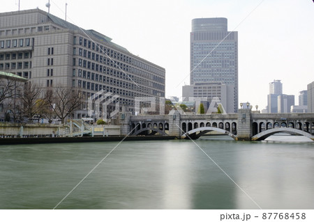 堂島川からの都市風景 堂島川からの都市風景 87768458