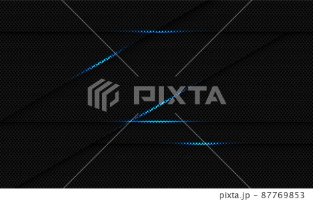 Abstract dark grey metallic circle mesh blue light luxury design modern futuristic background vector 87769853