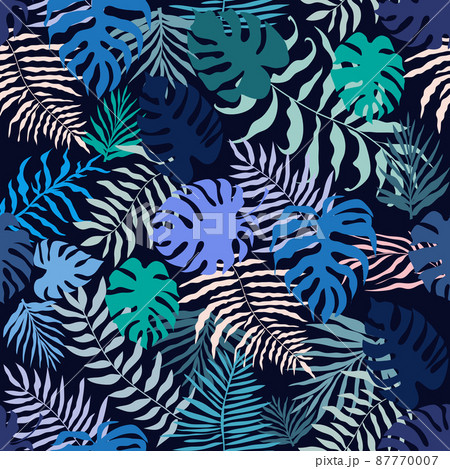 Tropical leaves pattern 2 87770007