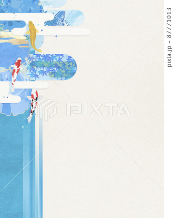 夏を感じる背景素材 清涼感 【4:3】 夏を感じる背景素材 清涼感 【4:3】 87771013