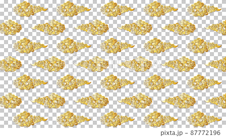 中華風の雲柄の背景用イラスト 中華風の雲柄の背景用イラスト 87772196