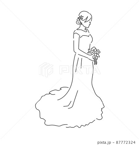 ドレスの女性 87772324