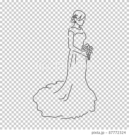 ドレスの女性 87772324