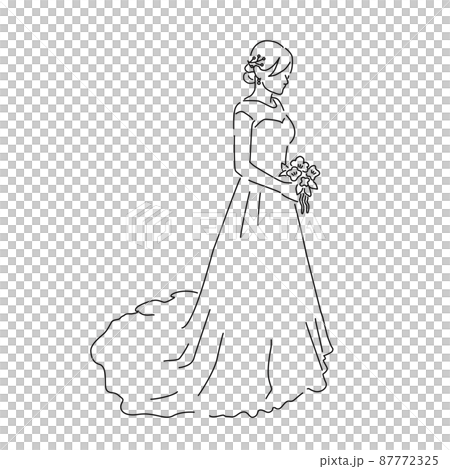 ドレスの女性 87772325