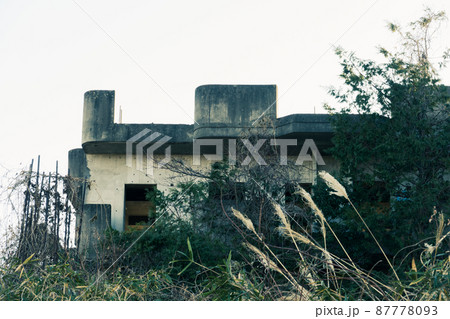 【茨城県　笠間市】ブラックマンション　廃墟 87778093