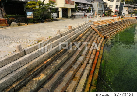 【広島県】三之瀬御本陣跡　福島雁木（とびしま海道） 87778453